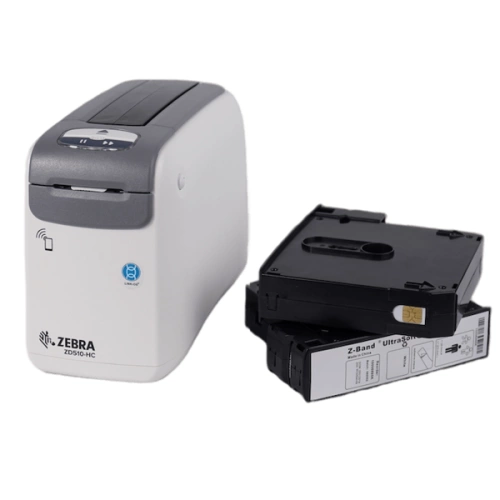 Браслеты медицинские Z-Band UltraSoft 25мм*152мм 200 шт/картридж, белые, для младенцев (10006998K/1)