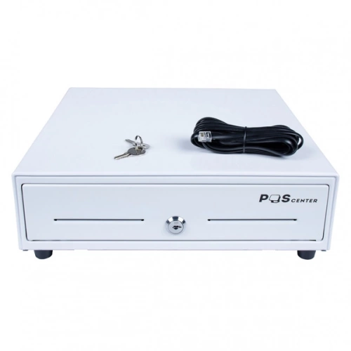 Денежный ящик POScenter 13E белый PC4097