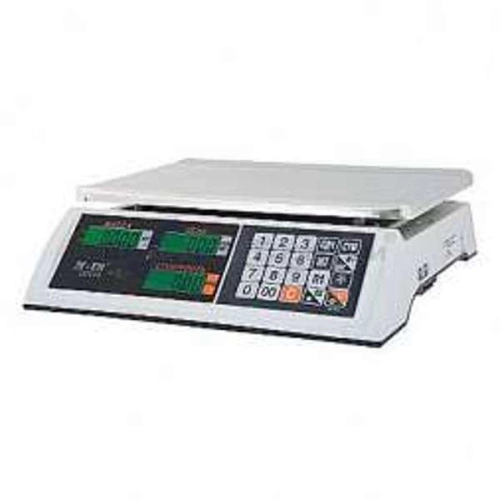 Торговые настольные весы MERTECH M-ER 327 AC-15.2 "Ceed" LCD Белые MER3017