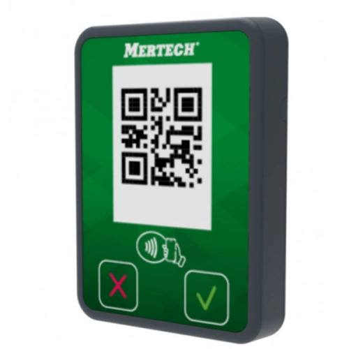 Терминал оплаты СБП MERTECH Mini с NFC серый/зеленый