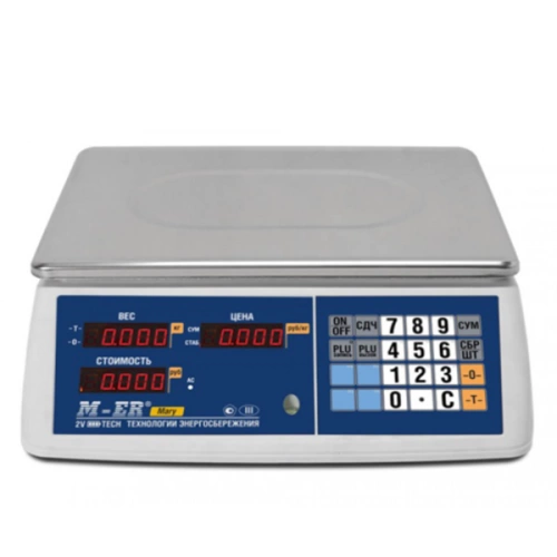 Торговые настольные весы MERTECH M-ER 223 AC-32.5 "Mary" LED MER3624