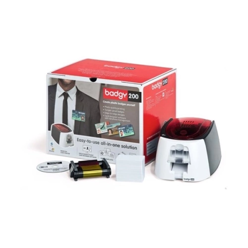Принтер пластиковых карт Evolis Badgy 200 B22U0000RS односторонний, цветной