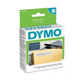Самоклеящаяся термоэтикетка для принтеров Dymo Label Writer, белые, 54 мм x 25 мм, 500 шт/рулон (DYMO11352) Самоклеящаяся термоэтикетка для принтеров Dymo Label Writer, белые, 54 мм x 25 мм, 500 шт/рулон (DYMO11352)