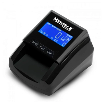 Автоматический детектор банкнот MERTECH D-20A FLASH PRO LСD с АКБ MER5048