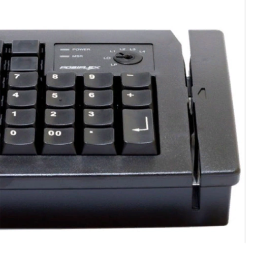 Программируемая клавиатура Posiflex KB-6600U-B черная (7993)