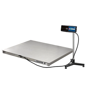 Весы платформенные с печатью этикеток МАССА-К 4D-PM.S-15/12-2000-A (МК10874) Весы платформенные с печатью этикеток МАССА-К 4D-PM.S-15/12-2000-A (МК10874)