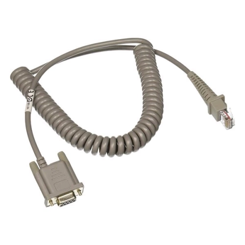 Кабель RS232, спиральный, 6 футов для сканера Datalogic QD2400 (90A051891)