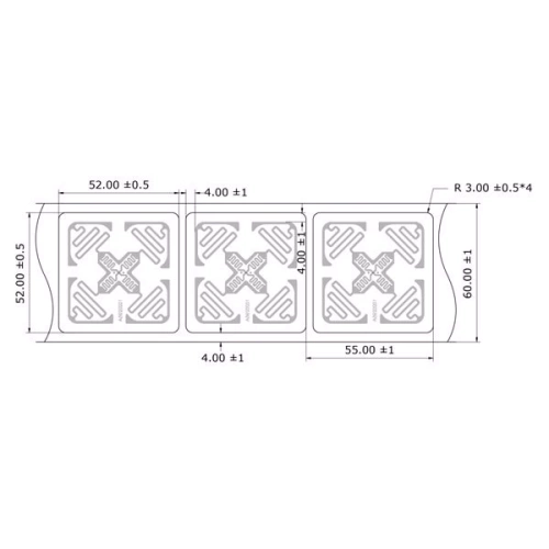RFID-этикетка BT 0295A M4D 0295A-M4D-5252PL
