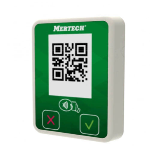 Терминал оплаты СБП MERTECH Mini с NFC белый/зеленый