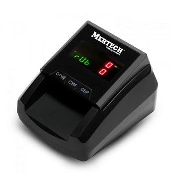 Автоматический детектор банкнот MERTECH D-20A FLASH PRO LED с АКБ MER5053
