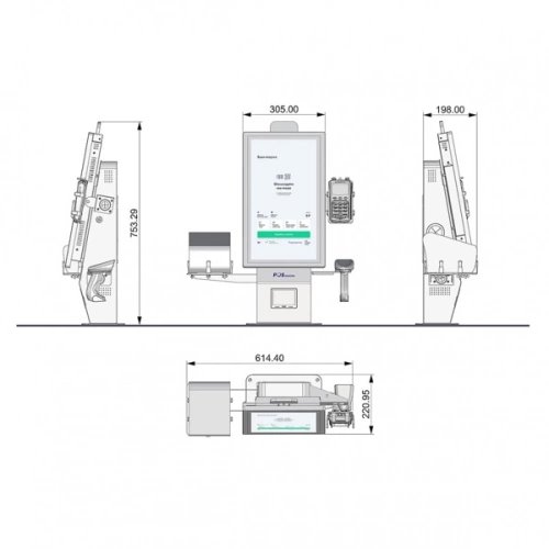 Касса самообслуживания POScenter SCO-M210 Basic PC3475