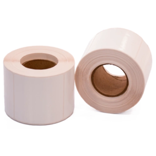 Термотрансферная этикетка 58х40 3000 шт. втулка 76 мм, полипропилен