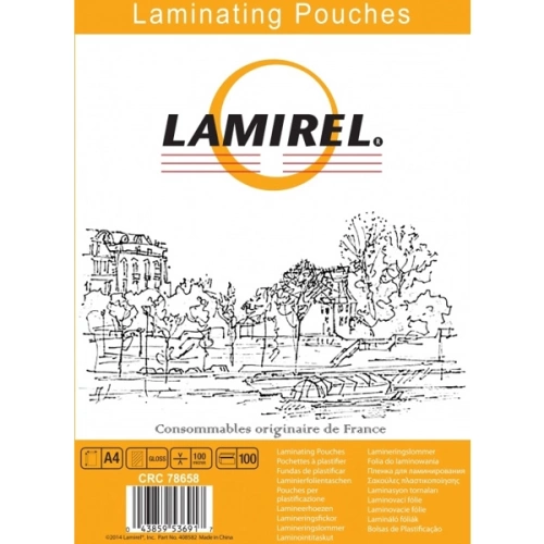 Пленка для ламинирования Lamirel А4, 175 мкм (LA-78765)