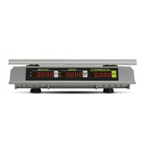 Торговые настольные весы MERTECH M-ER 326 AC-32.5 "Slim" LED Белые MER3043