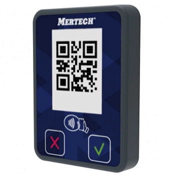 Терминал оплаты СБП MERTECH Mini с NFC серый/синий