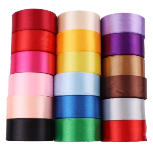 Сатиновая лента 30мм х 200м (цветная)