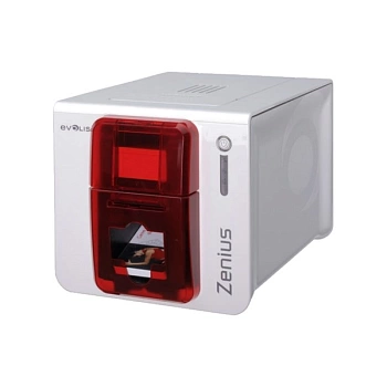 Принтер пластиковых карт Evolis Zenius Expert ZN1H0000RS односторонний, цветной Принтер пластиковых карт Evolis Zenius Expert ZN1H0000RS односторонний, цветной