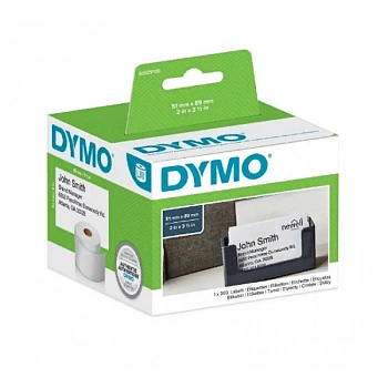 Термоэтикетка для принтеров Dymo Label Writer для бэйджей, белые, 41 мм x 89 мм, 300 шт/рулон (S0929100) Термоэтикетка для принтеров Dymo Label Writer для бэйджей, белые, 41 мм x 89 мм, 300 шт/рулон (S0929100)