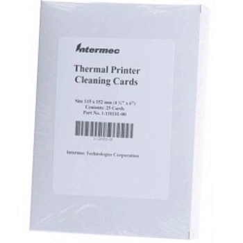 Чистящая карта, 4.5x6",(25 шт), Honeywell, PC43, P43t, P43d (1-110501-00) Чистящая карта, 4.5x6",(25 шт), Honeywell, PC43, P43t, P43d (1-110501-00)