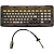 USB-клавиатура с подогревом QWERTY, кабель 22 см Zebra VC80 KYBD-QW-VC80-S-1